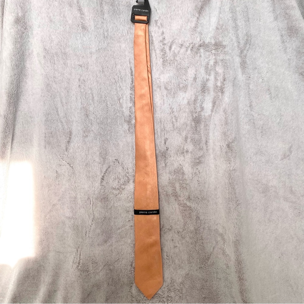 NWT Pierre Cardin Coral Silk Tie
